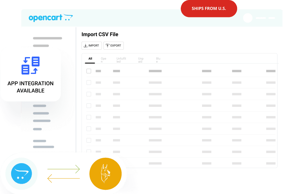 OPENCART DROPSHIPPING SUPPLIERS APP