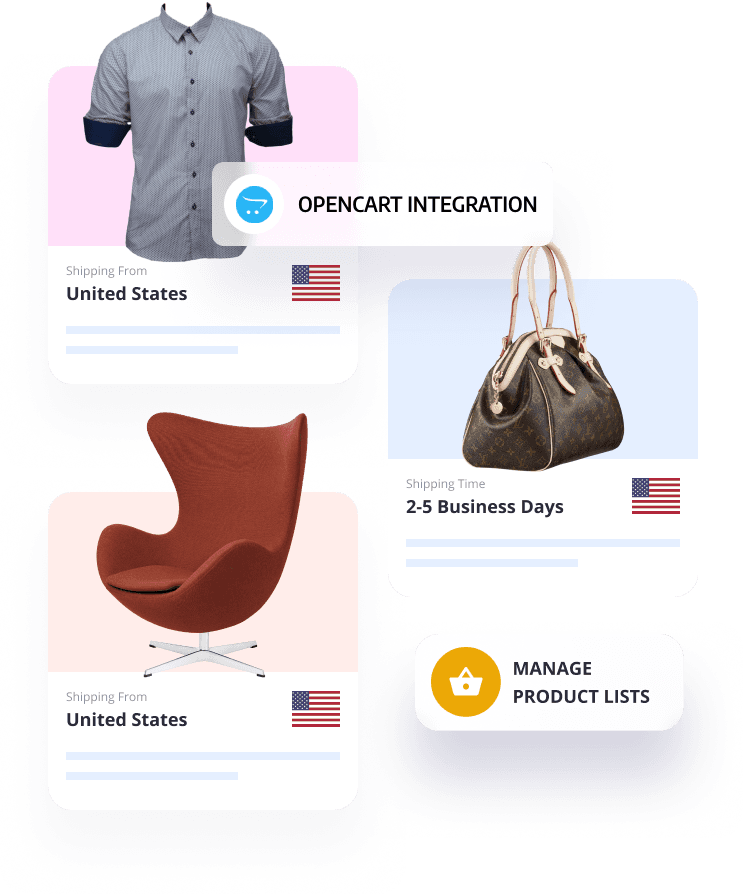 OPENCART DROPSHIPPING SUPPLIERS APP