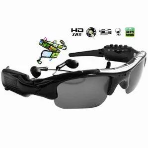 Video Recording Sunglasses with MP3 player let the action begin