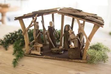 Driftwood Nativity