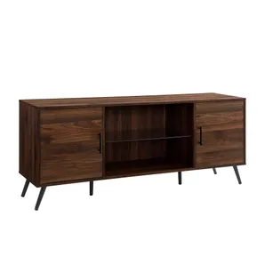 Mid-Century Modern 2-Door 60' TV Stand
