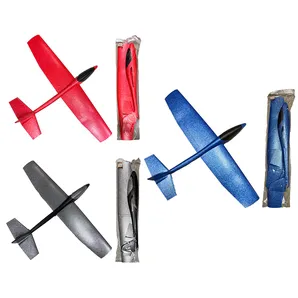Hand-Toss Foam Flying Glider Airplanes, 3 Assorted Colors