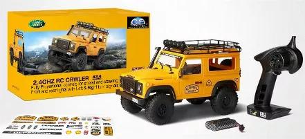 1:10 Scale Land Rover "Camel Trophy" Suv With Lights, 2.4 Ghz And Rechargeable Batteires