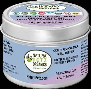 Kidney Revival Max Meal Topper* Master Blend Kidney Cleanse & Support* Adult And Senior Dogs & Cats*
