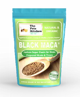 Black Maca - Cognitive Energy & Fertility Support* The Petz Kitchen - Organic & Human Grade Ingredients For Home Prepared Meals & Treats