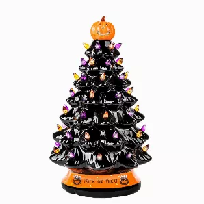 RJ Legend Ceramic Halloween Tree Decoration - For Indoor & Outdoor Use