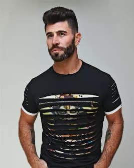 Festive Spirit - Ripped T-shirt