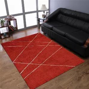 Rugsotic Carpets Hand Knotted Loom Silk Mix Area Rug Geometric