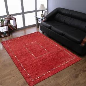 Rugsotic Carpets Hand Knotted Loom Wool Area Rug Geometric