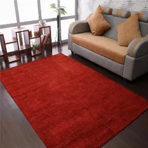 Rugsotic Carpets Hand Knotted Loom Wool Area Rug Solid