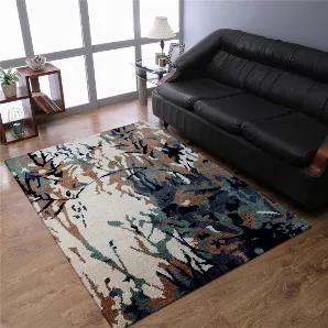 Rugsotic Carpets Hand Knotted Silk Area Rug Abstract 