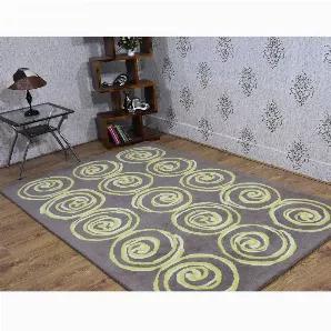 Rugsotic Carpets Hand Tufted Wool Area Rug Contemporary 