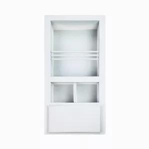 McIntosh STYLE 1 Toilet Paper Holder Recessed Magazine Rack