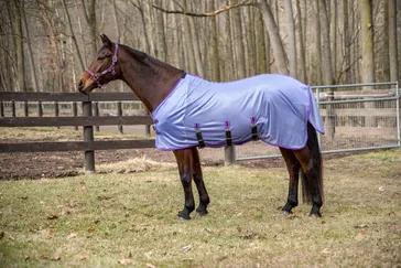 TuffRider Comfy Plus Standard Neck Fly Sheet- Purple with Deep Purple Trim- 81