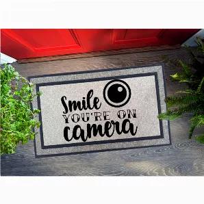 Smile You're On Camera Doormat