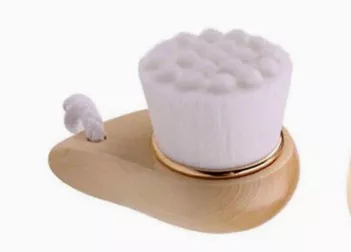 Facial Brush with Bamboo Handle