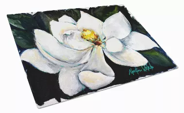 Flower Glass Cutting Board Large