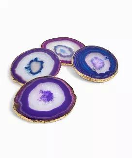 Agate Coaster Set