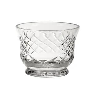 Crystal Round Flared Bowl With Medallion Ii Pattern