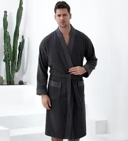 Men's Turkish Cotton Terry Kimono Bathrobe