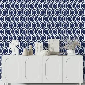 Waves' Coastal Stripe Peel & Stick Wallpaper
