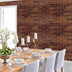Urban Brick Red' Peel & Stick Wallpaper