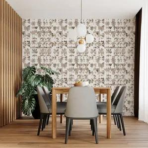 Succulent' Geometric Farmhouse Peel & Stick Wallpaper