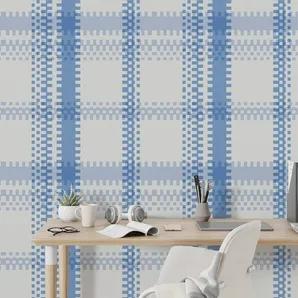 Zippers' Modern Plaid Peel & Stick Wallpaper