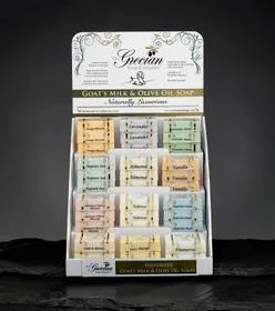 Goats Milk & Olive Oil Bar Soap Display