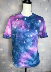 Dark Sky Melt Ice Tie Dye Blank Tee 