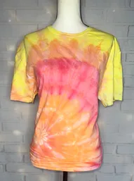 Sunshine Swirl Ice Dye Tie Dye Tee 