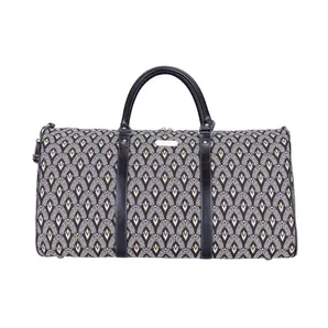 BHOLD-LUXOR  Black And White Luxor Big Holdall/Duffel Bag