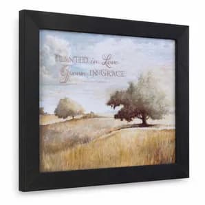 Framed Wall Art Planted Love Grown Grace