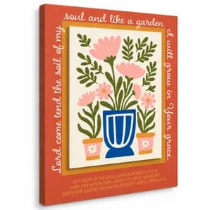 Stacked Wall Plaque Lord Come Tend Soil