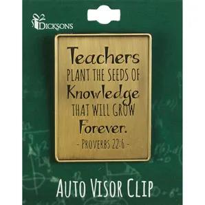 Visor Clip Teachers Plant The Seed