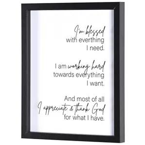 Framed Wall Art Blessed With Everything