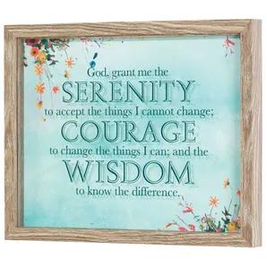 Framed Wall Art Serenity Prayer