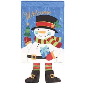 Crazy Leg Snowman Welcome