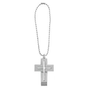 Auto Dangle Silver Fish Cross Trust Card