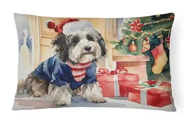 Cozy Christmas Throw Pillow