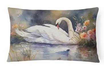 Watercolor Birds Throw Pillow