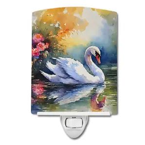 Watercolor Birds Ceramic Night Light