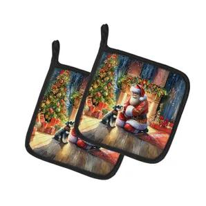 Moments with Santa Pair of Pot Holders
