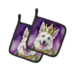 King of Mardi Gras Pair of Pot Holders