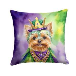 King of Mardi Gras Throw Pillow