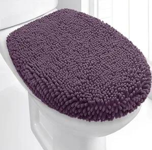 Black Heat Resistant Soft Quilted Oven Mitts With Silicone