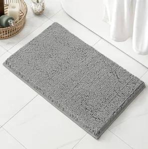 Grey Heat Resistant Soft Quilted Oven Mitts With Silicone