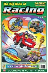 Big Book of Racing Coloring Book