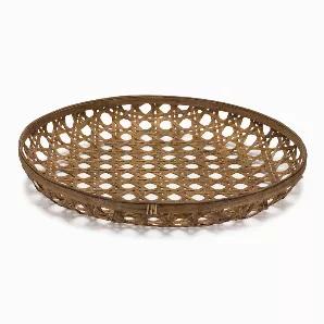 Tray 26"D x 4"H Bamboo