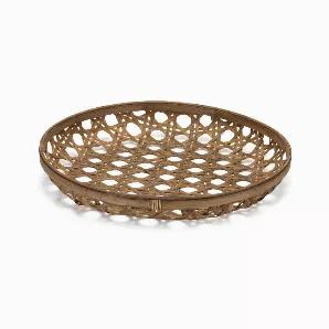 Tray 22.25"D x 3.75"H Bamboo